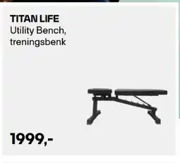 XXL Sport TITAN LIFE Utility Bench, treningsbenk tilbud