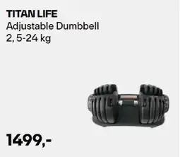 XXL Sport TITAN LIFE Adjustable Dumbbell tilbud