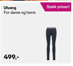 XXL Sport Ulvang For dame og herre tilbud