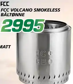Coop Byggmix FCC Volcano smokeless båltønne tilbud