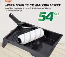 Coop Byggmix Infra maxi 18 cm malerullesett tilbud