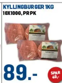 Price Lagerbutikk Kyllingburger tilbud