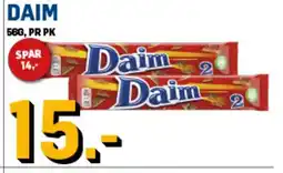 Price Lagerbutikk Daim tilbud