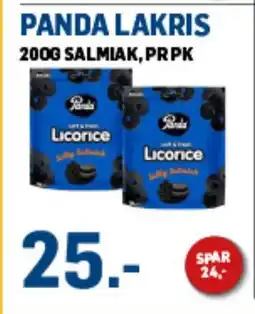 Price Lagerbutikk Panda lakris tilbud