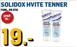 Price Lagerbutikk Solidox hvite tenner tilbud