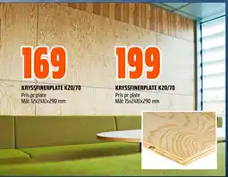 Coop Obs Kryssfinerplate k20/70 tilbud