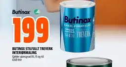 Coop Obs Butinox stilfullt treverk interiørmaling tilbud