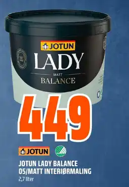 Coop Obs Jotun Lady balance 05/matt interiørmaling tilbud