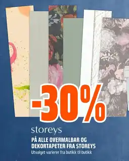 Coop Obs På alle overmalbar og dekortapeter fra Storeys tilbud