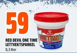 Coop Obs Red Devil one time lettvektsparkel tilbud