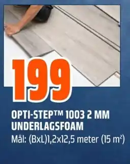 Coop Obs Opti-step 1003 2 mm underlagsfoam tilbud