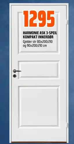 Coop Obs Harmonie ask 3-speil kompakt innerdør tilbud