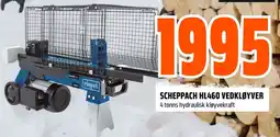 Coop Obs Scheppach HL460 vedkløyver tilbud