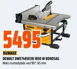 Coop Obs DEWALT DWE7485EXB 1850 W Bordsag tilbud