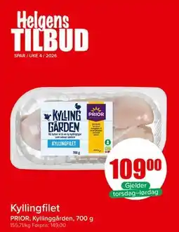 Spar Kyllingfilet tilbud