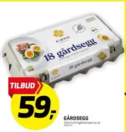 Bunnpris GÅRDSEGG tilbud