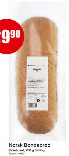 Spar Norsk Bondebrød tilbud
