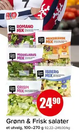 Spar Grønn & Frisk salater tilbud