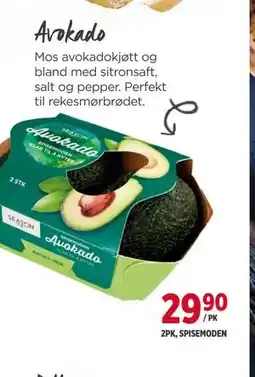 Meny Avokado tilbud
