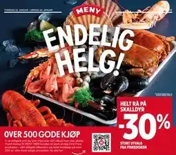 Meny HELT RÅ PÅ SKALLDYR tilbud