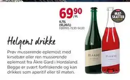 Meny Helgens drikke tilbud