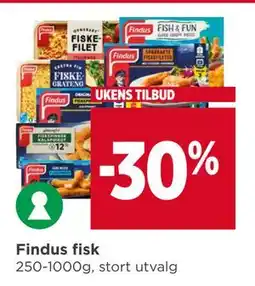 Meny Findus fisk tilbud