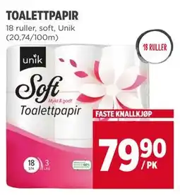 Meny TOALETTPAPIR tilbud