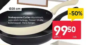 Rusta Stekepanne Cutler tilbud