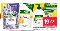 Rusta Palmolive såpe og refill tilbud