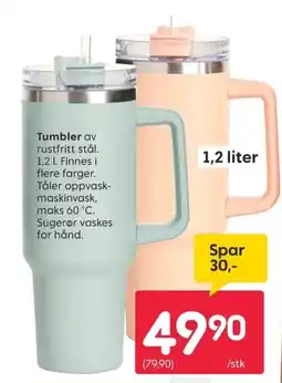 Rusta Tumbler tilbud