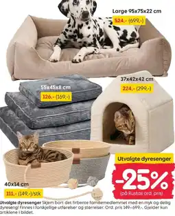 Rusta Utvalgte dyresenger tilbud