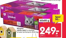 Rusta Whiskas våtfôr, katt tilbud