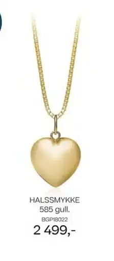 Bjørklund Halssmykke 585 gull. tilbud
