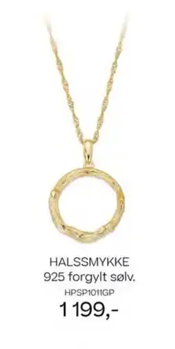 Bjørklund Halssmykke 925 forgylt sølv. tilbud