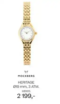 Bjørklund Mockberg heritage 019 mm, 3 atm. tilbud