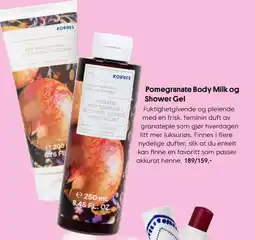 VITA Pomegranate Body Milk og Shower Gel tilbud