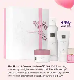 VITA The Ritual of Sakura Medium Gift Set. tilbud
