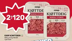 Coop Marked Coop kjøttdeig tilbud