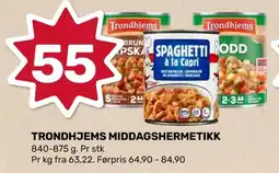 Coop Marked Trondhjems Middagshermetikk tilbud
