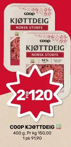 Coop Marked Coop kjøttdeig tilbud