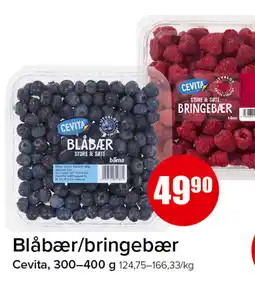 Eurospar CEVITA Blåbær/bringebær tilbud