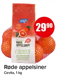Eurospar CEVITA Røde appelsiner tilbud