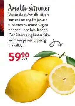 Jacobs Amalfi-sitroner tilbud