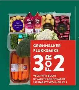Jacobs GRØNNSAKER PLUKK&MIKS tilbud