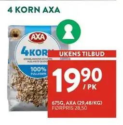 Jacobs 4 KORN AXA tilbud