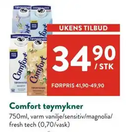 Jacobs Comfort tøymykner tilbud