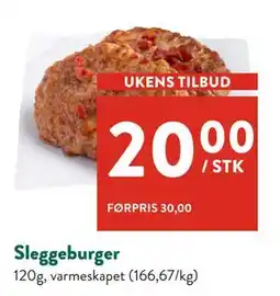Jacobs Sleggeburger tilbud