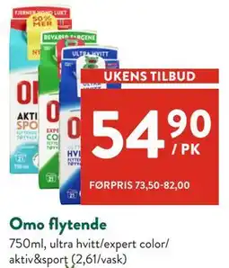 Jacobs Omo flytende tilbud