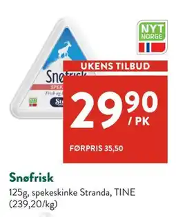 Jacobs Snøfrisk tilbud