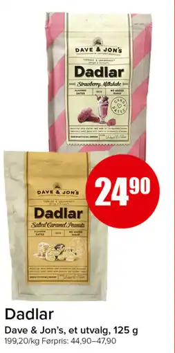 Eurospar Dave & Jon's Dadlar tilbud
